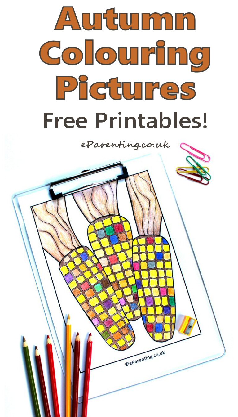 Free Printable Autumn Colouring Pictures for Kids