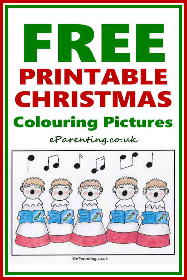 Free printable Christmas colouring pages