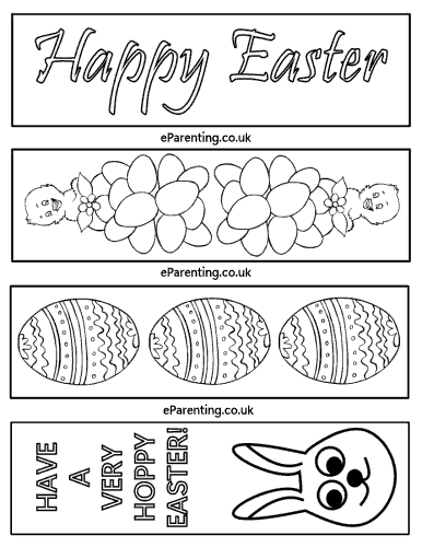 Free Printable Easter Bookmarks