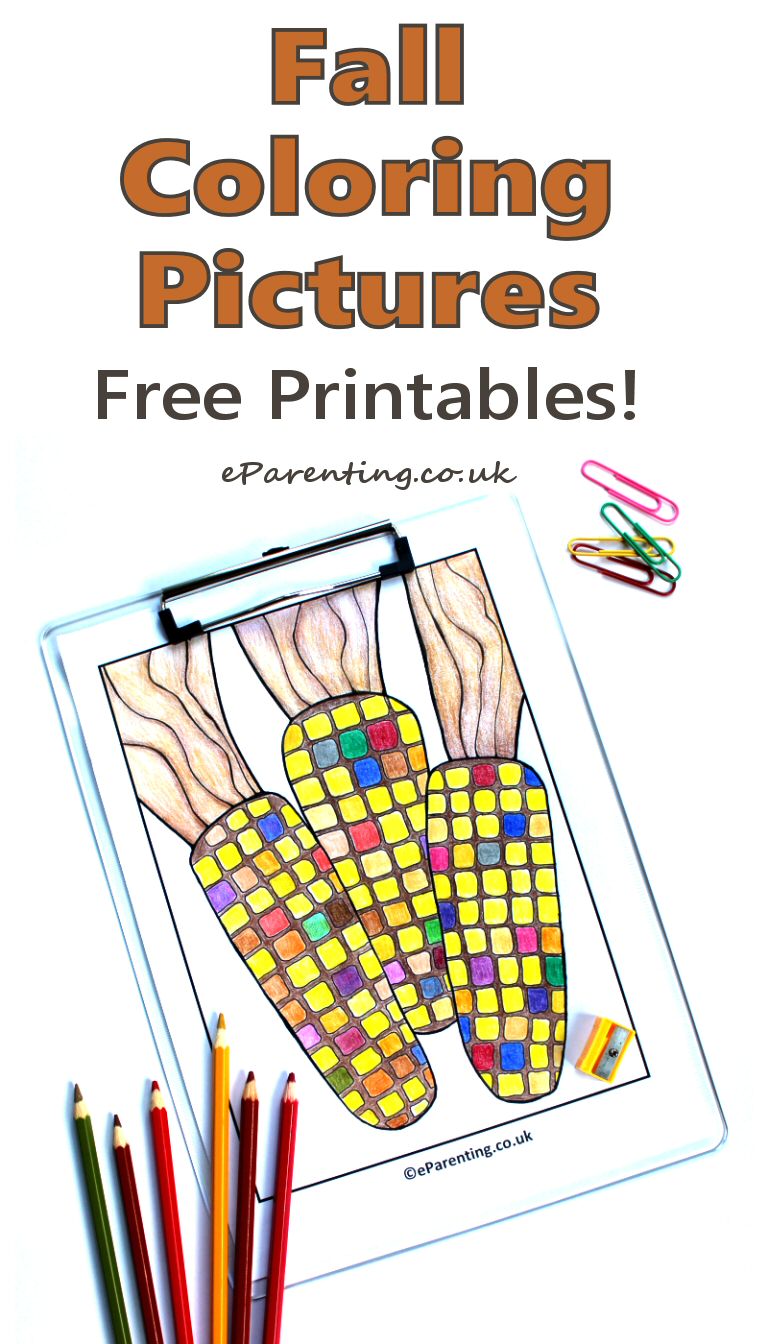 Free Printable Fall Coloring Pictures for Kids