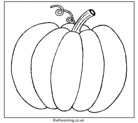 Halloween Colouring Picture