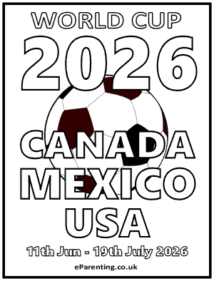 World Cup Colouring Picture