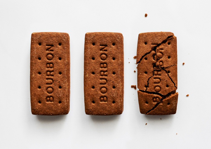 Three Bourbon Biscuits
