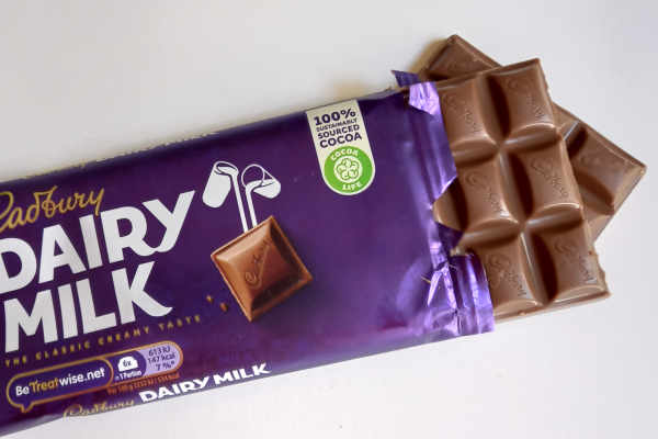 A bar of Cadbury's Chocolate