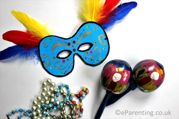 How to make a carnival mask