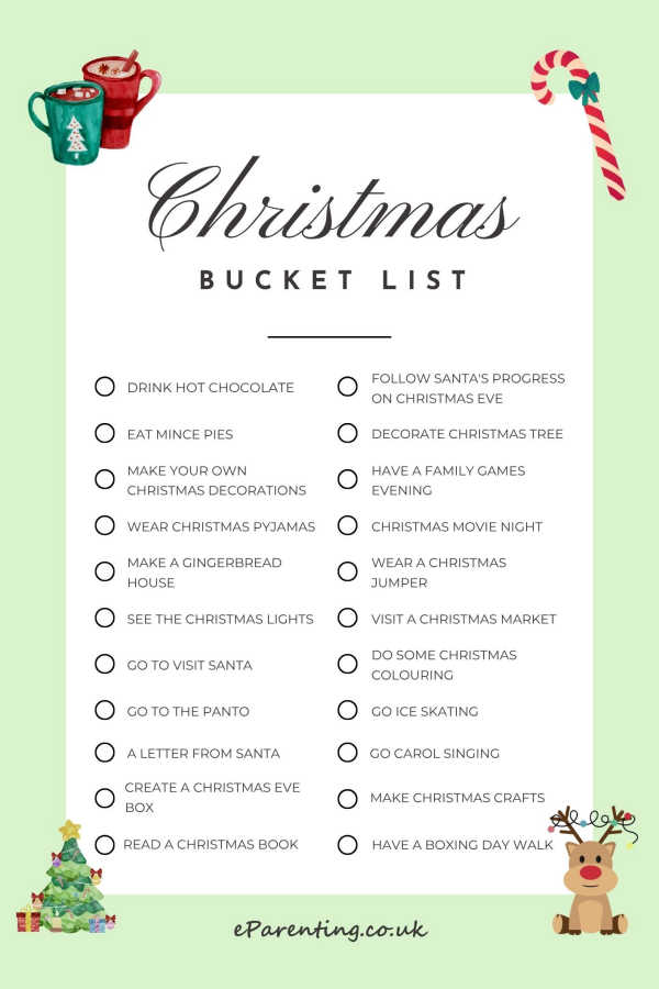 Christmas Bucket List Ideas 2026