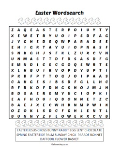 Easter Wordsearch