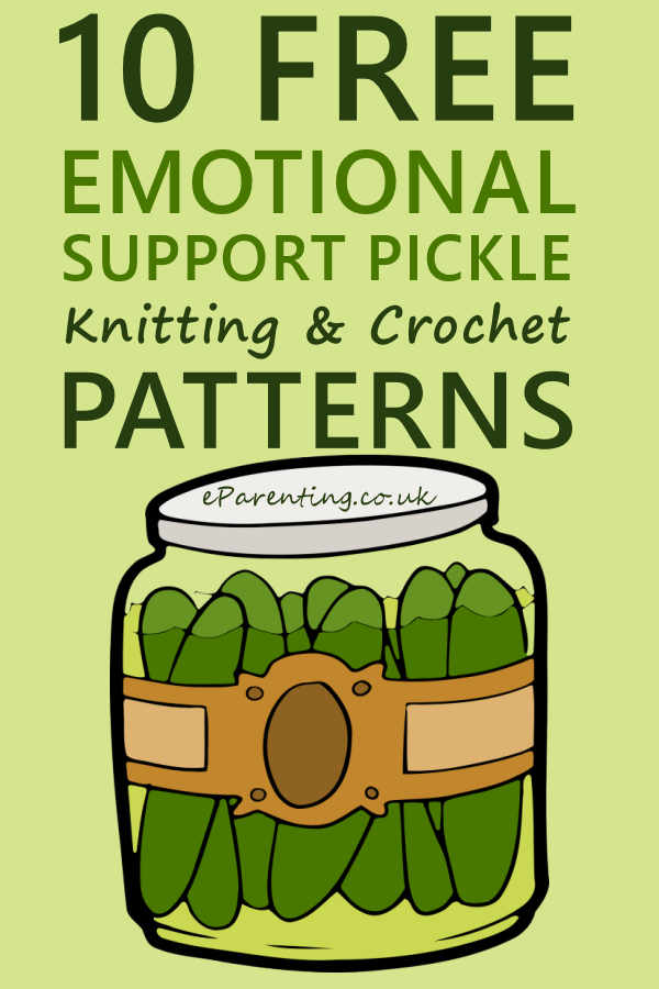 10 Free Emotional Support Pickle Patterns