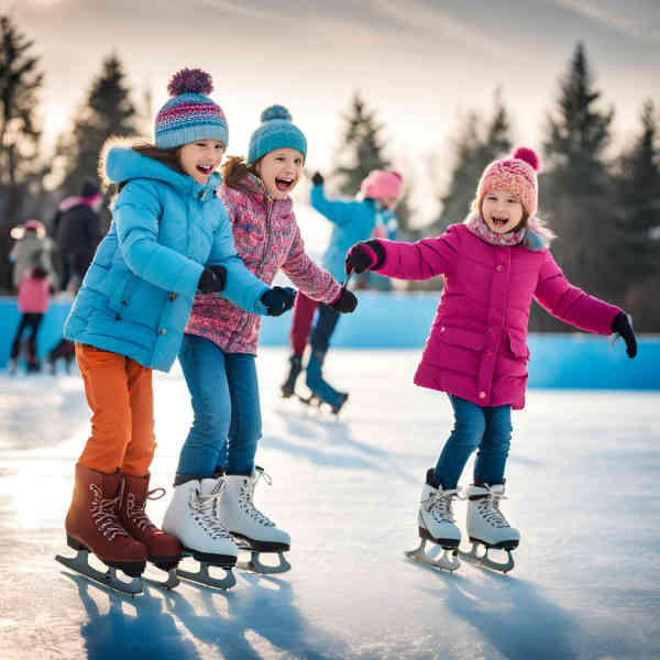 Children Ice Skating