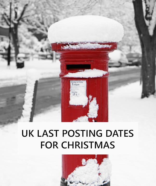 Last Posting Dates for Christmas 2025