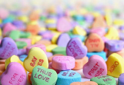 Candy and Chocolates are popular gifts for Valentine's Day
