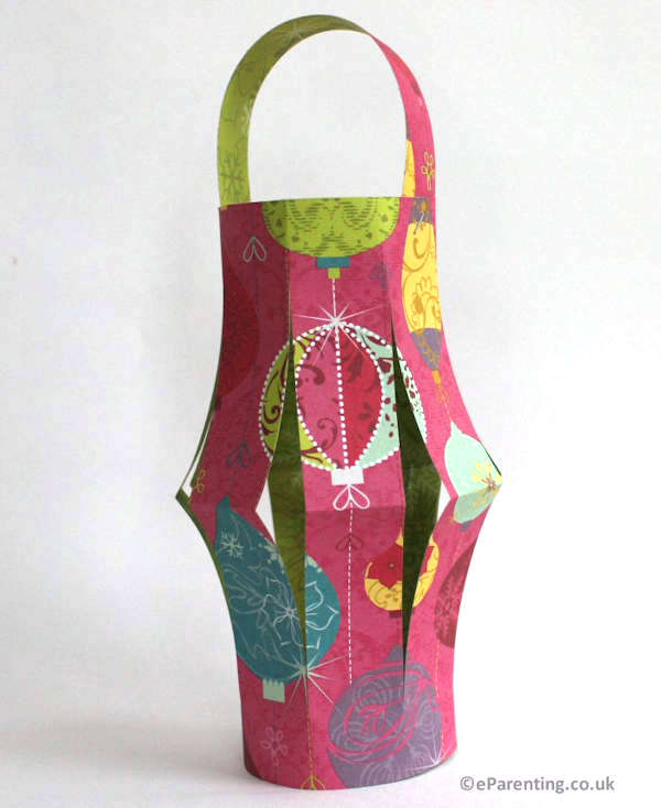 The finished Chinese lantern