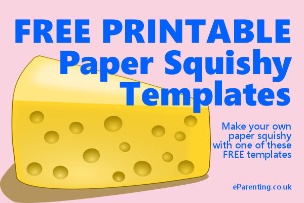 FREE PRINTABLE Paper Squishy Templates