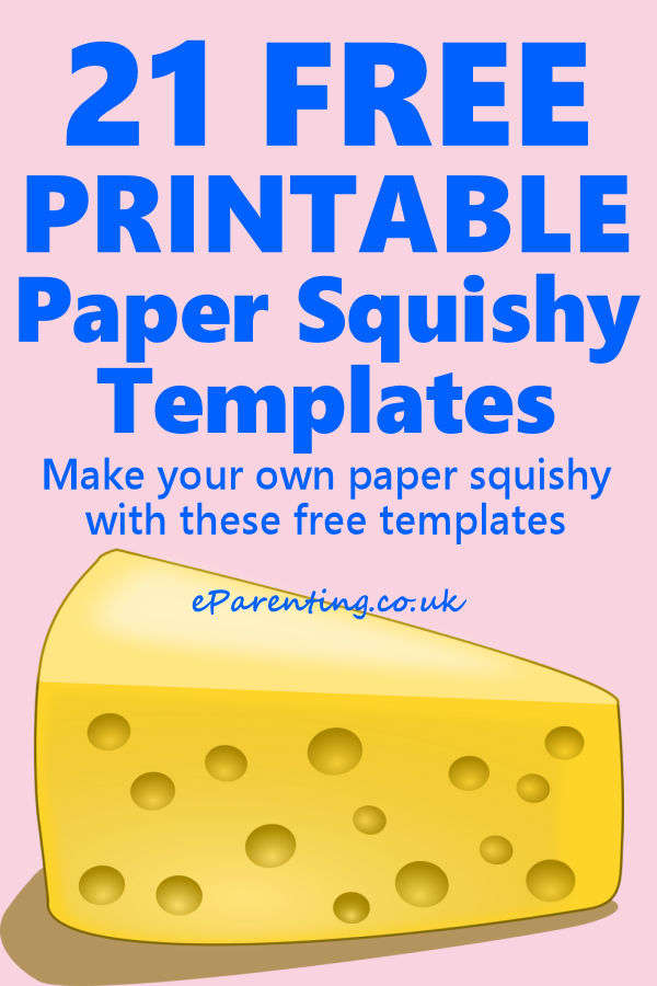 FREE PRINTABLE Paper Squishy Templates