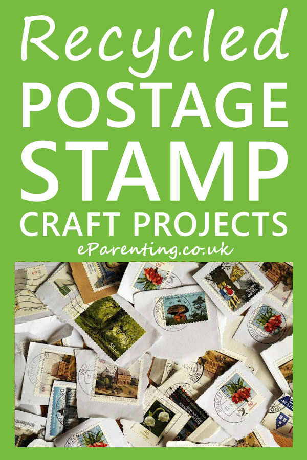 Recycled Postage Stamp Craft Project Ideas