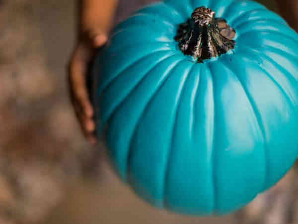 Teal Pumpkin Colouring Picture