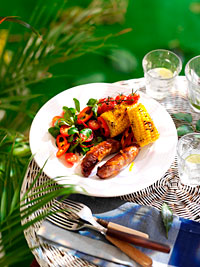 Marmalade Glazed Sausages