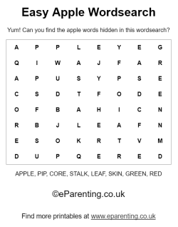 Apple Easy Wordsearch