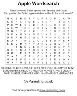Apple Wordsearch