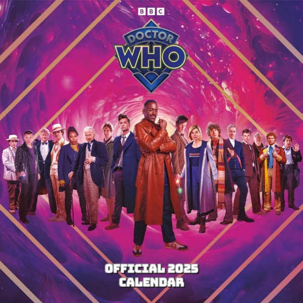 2025 Doctor Who Classic Edition Square Calendar