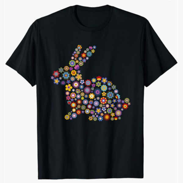 Floral Easter Bunny Shirt