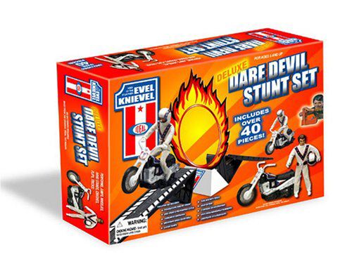 Evel Knievel Daredevil Stunt Set