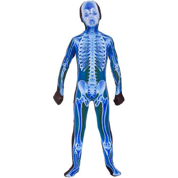 Skeleton Print Halloween Fancy Dress Costume