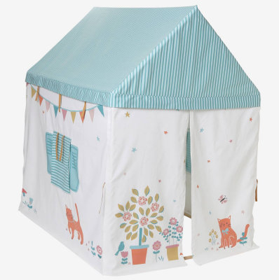 Fabric Play Hut With Cat Design