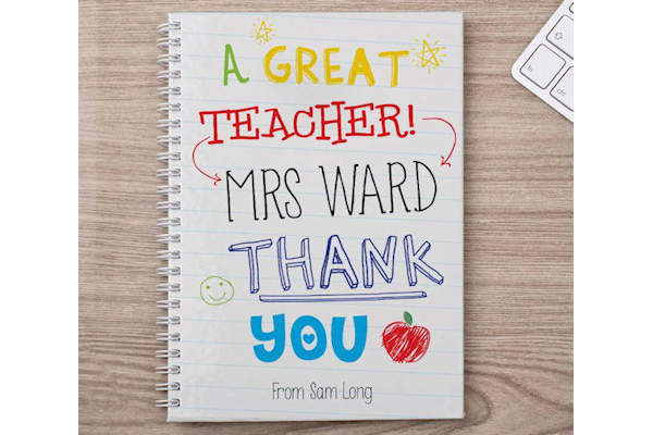 A Great Teacher Personalised Notebook