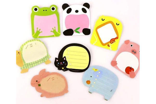  Sticky Notes- Zoo Cute Animals