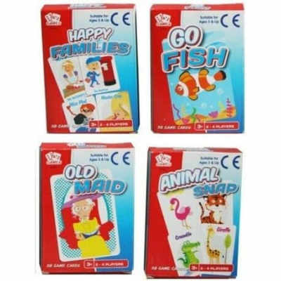 Pack 4 Classic Chldrens Card Games