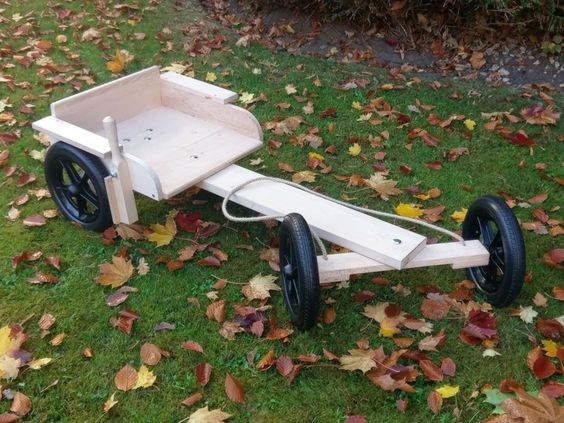 A Wooden Go-Kart. Build Your Own Go Kart From A Kit Of Parts
